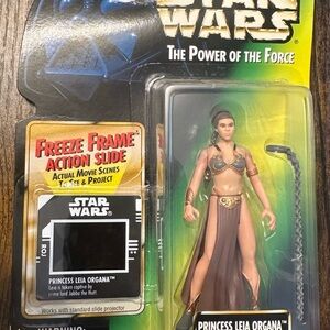 Star Wars Power of the Force Princess Leia Organa Jabbas Prisoner Freeze Frame